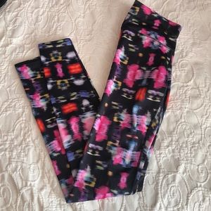 athleta full length patterned leggings